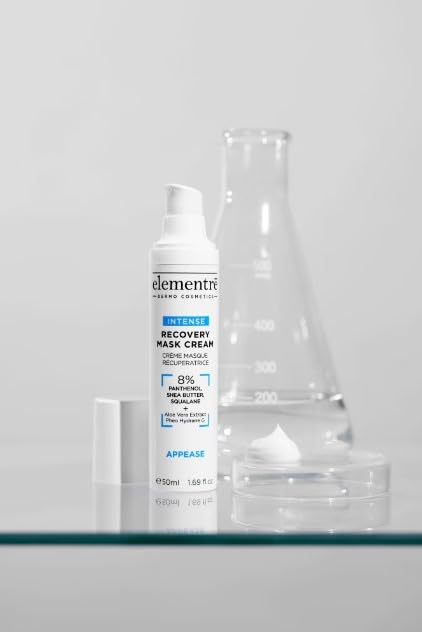 Elementre Recovery Mask Cream - 8% Panthenol, Shea Butter