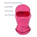 Pink Balaclava Ski Mask Head Mask Full Face Mask Windproof Sun UV Protection Hood for Women Men
