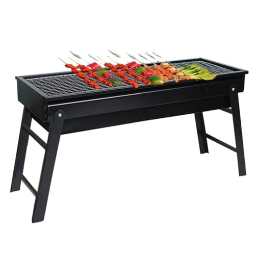 Barbecue domestique au charbon pliable pour pique-nique et terrasse