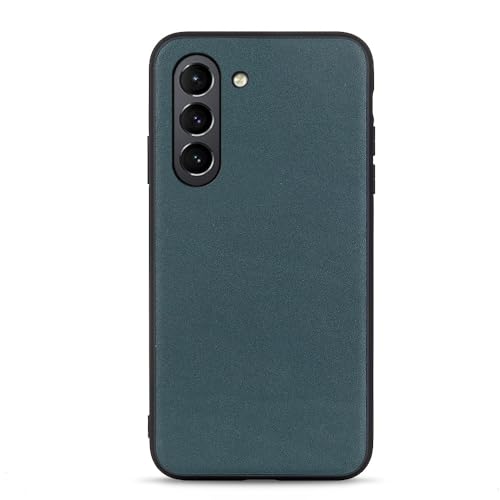 Coque cuir Galaxy S21 FE verte, accessoire tendance homme pour le quotidien urbain