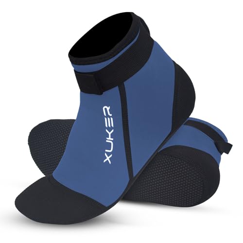 Image of XUKER 3mm Neoprene Water Socks for Beach Volleyball Sand Soccer Diving