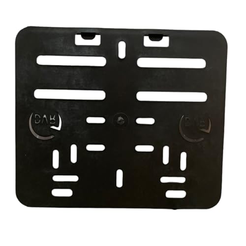 Suporte Protetor Placa Moto Mercosul Com Lacres e Parafusos