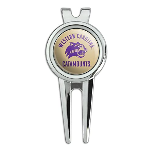 GRAPHICS & MORE Western Carolina Catamounts Golf Divot Repair Tool and Ball Marker