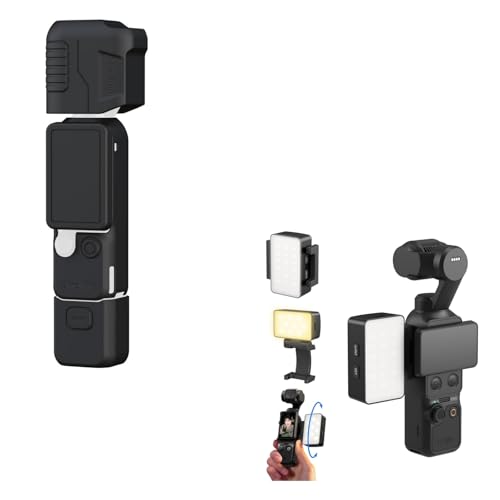Éclairage LED bicolore DJI Osmo Pocket 4 et étui silicone antichoc SMALLRIG 6007