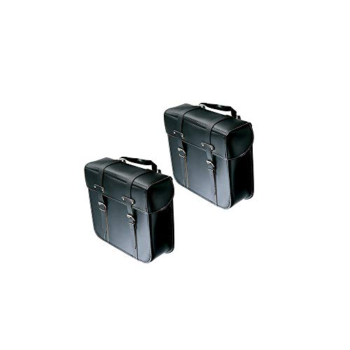 Sacoche velo porte bagages avec courroie noire de maintien Sporfabric S15