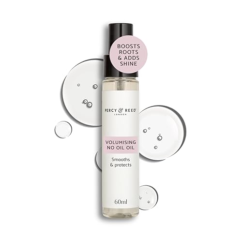 Percy & Reed Volumising No Oil Oil 60ml Lightweight Hair Serum Hair Thickening Serum for Fine Strands Smooths Frizz Adds Shine Heat Protection Sulphate & Paraben Free