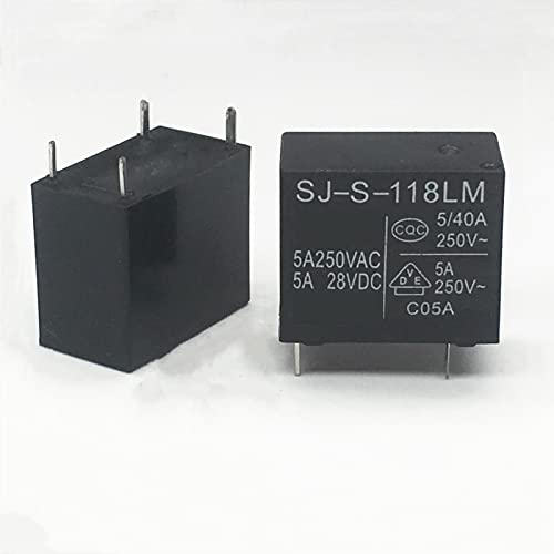Relais SJ-S-112LM 12VDC lot de 10 pièces miniatures à 4 broches 3A
