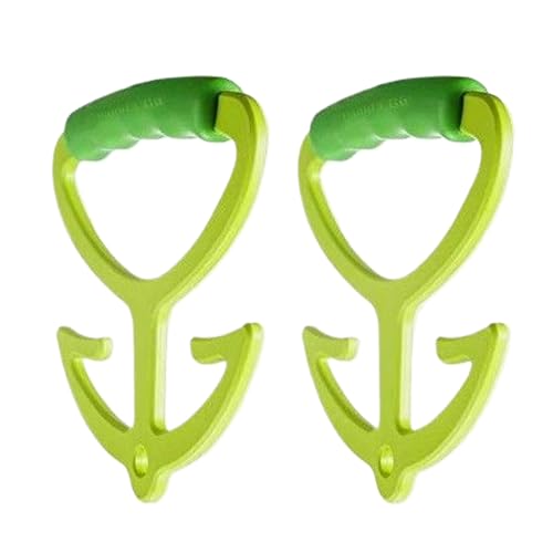 2PCS trasportatore di alimentari, trasportatore riutilizzabile maniglia maniglia multiuso ergonomico anti-scivolante per il viaggio business lavanderia spesa consegna cibo di spiaggia campeggio