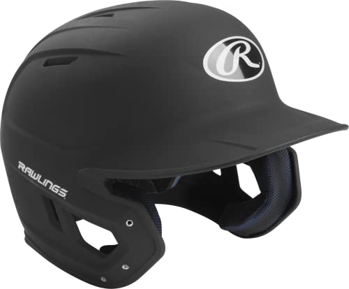 Rawlings | Mach Batting Helmet | Matte Black | Senior (6 7/8" - 7 5/8") #TOP2