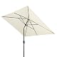 Sonnenschirm mit Kurbel Derby Basic Lift NEO 250×200 in Natur
