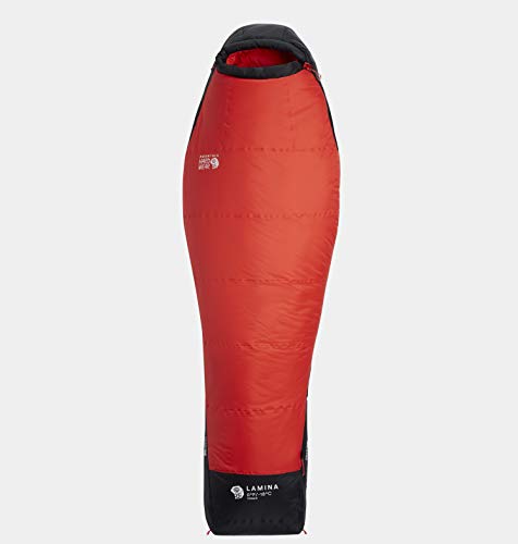 Mountain Hardwear Lamina 0F  18C Women s Sleeping Bag  Poppy Red  Regular: Left Hand