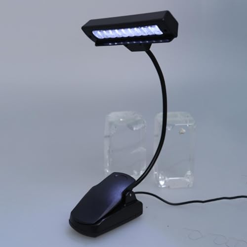 Lampe de bureau réglable compacte à clipser 10 LED contre le manque de luminosité - 6
