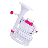 NUVO ヌーボ プラスチック製管楽器 完全防水仕様 Bb調/C調 jHorn White/Pink N610JHWPK (専用セミハードケース付き) 【国内正規品】
