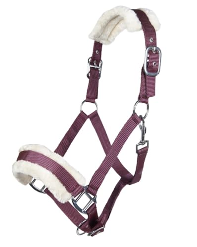 Posten Halfter-11796 weinrot Warmblut