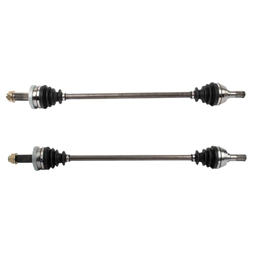 Image of TRQ Rear Driver and Passenger Side CV Axle Assembly Set 2 Piece Compatible with 2016-2017 Kia Sorento AWD 2018 Sorento AWD