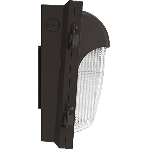Lithonia Lighting Ll Alo 40K Txd Brnz Bronze Outdoor Twx2 Led Adjustable Light Output 4000K Mvolt Glass Wall Pack In Textured #TOP6