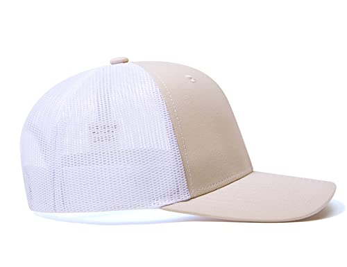 Image of Quanhaigou Trucker Hat - Mesh Snap Back - Unisex Adjustable Baseball Cap - Outdoor Hats for Men Women