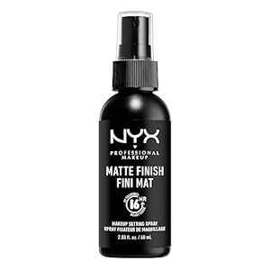 NYX Professional Makeup Setting Spray, Langanhaltende Textur, Fixierendes Spray, Leichte, vegane Formel, Matte Finish, 60 ml