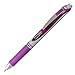 Pentel EnerGel RTX Retractable Liquid Gel Pen, Medium Line, Metal Tip, Pink/Violet Ink, 2-Pack (BL77BP2PV)
