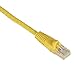 Black Box Cat6 550-Mhz Molded Snagless Patch Cable Utp cm PVC Yl 6Ft - EVNSL674-0006