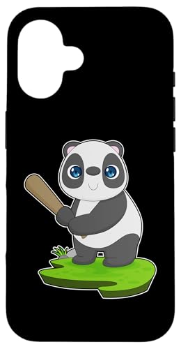 Panda Beisbol Bate de Beisbol Deportes Carcasa para iPhone 16