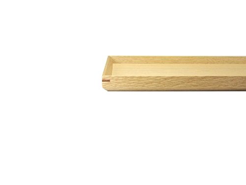 Amazon｜松屋漆器店 白木塗タモ製14.0寸長角お盆｜トレイ・盆
