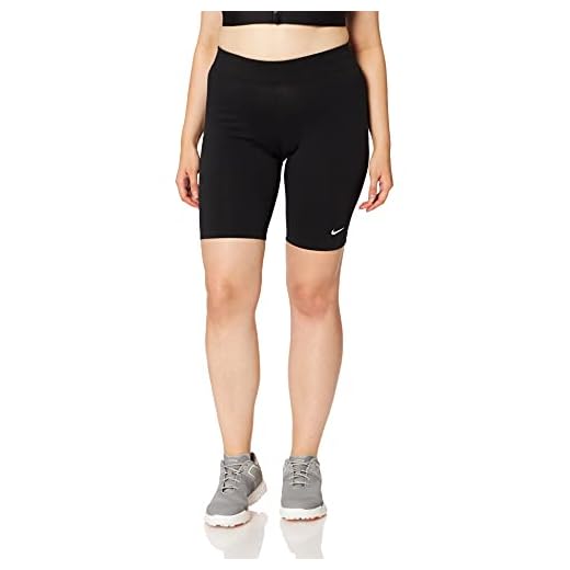 NIKE CZ8526-010 W NSW ESSNTL Bike Short LBR MR Leggings Womens Black/(White) L
