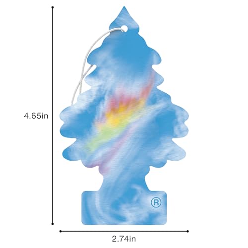 Image of LITTLE TREES Car Air Freshener | Hanging Tree Provides Long Lasting Scent for Auto and Home | 24 Air Fresheners |Fire Rainbow
