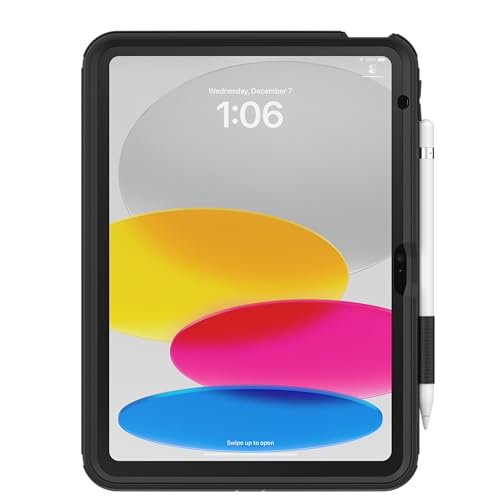Image of OtterBox Defender for Business W /Kickstand /HANDSTRAP for iPad (A16) & iPad 10th Gen - Black (Non-Retail Packaging)
