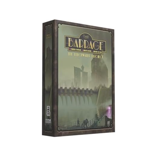 Cranio Creations- Barrage The Leeghwater Project Gioco da Tavolo, Colore Marrone, CC212