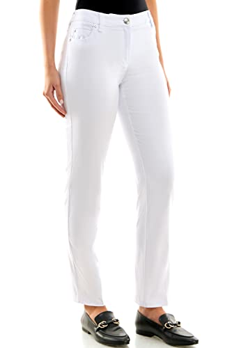 Image of Zac & Rachel Women's Millennium Fabric Pant - Perfectly Designed Woven Stretch Combination That Makes for The Most Flattering