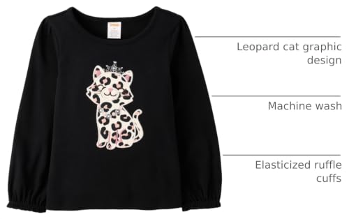 Image of Gymboree Girls' and Toddler Embroidered Graphic Long Sleeve T-Shirts
