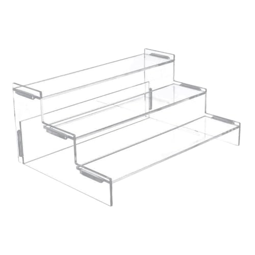 ULTECHNOVO Estante Elevador de Acrílico Transparente para Exhibición Joyas Soporte Práctico y Duradero para Organización de Relojes y Collares para Decoración