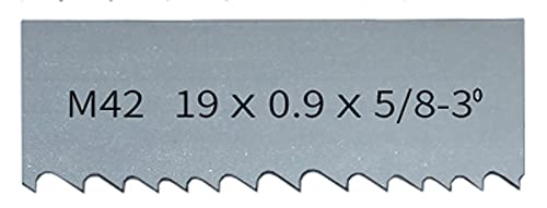 brzeszczot bimetaliczny, brzeszczot do piły taśmowej, brzeszczot do cięcia twardego drewna, miękki metal M42 brzeszczot bimetaliczny / 1 sztuka 5-8 ząbków/długość 2215mm
