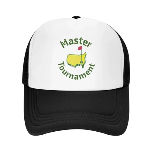 Casquette en maille bicolore aérée style hip hop réglable Masters Sport