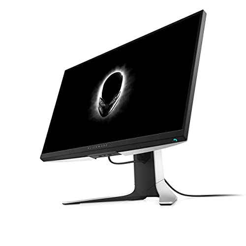 Dell AW2720HF, 27 Zoll, Alienware Gaming Monitor, Full HD 1920x1080, 240 Hz, IPS entspiegelt, 16:9, AMD FreeSync Premium & G-Sync kompatibel, 1 ms, höhenverstellbar 3