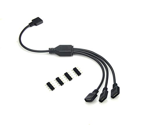 Image of Micro Connectors F04-RGB03-50 50cm 1 to 3 RGB Splitter Cable
