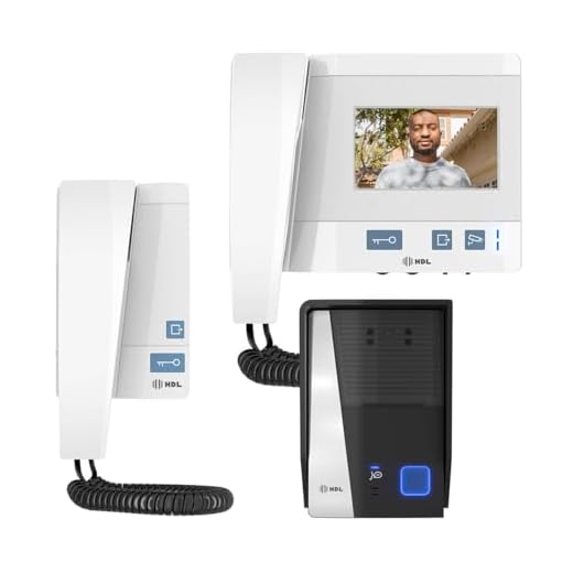 Interfone Com Câmera HDL Class 2 Pontos Vídeo Porteiro Com Extensão de Áudio