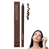 Eyeliner Pencil Waterproof, Delineador de Ojos Resistente al Agua Durante 24 horas, 2 en 1 Delineador de Ojos y Lápiz de...