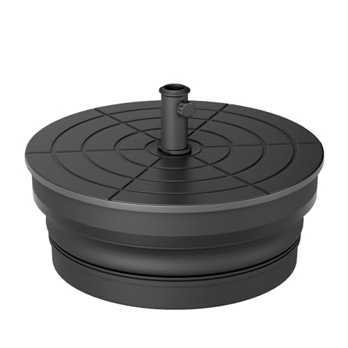 UPHYB 110lbs Outdoor Umbrella Base, Foldable Weighted...