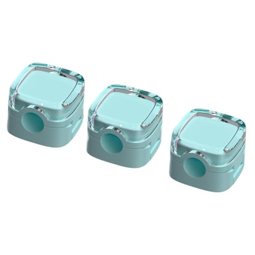 6pcs Colorful Magnetic Cable Clips - Sujetadores de Cable Ajustables Para Organización Eficiente Bajo Escritorio (Azul)
