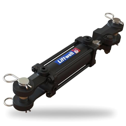 Tie Rod Hydraulic Cylinder 2" Bore x 14" Stroke – Tie Rod Cylinder with SAE #8 Ports – Double Acting Hydraulic Cylinder for Tractor, Trailer & Industrial Systems
