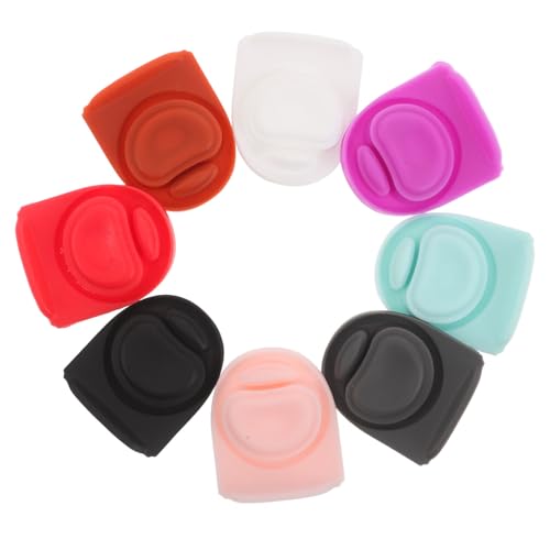 Tofficu 8 Piezas Tapón de Repuesto para Botella de Agua con Junta de Silicona Resistente y Duradera, Compatible con Botellas Deportivas y Fácil de Identificar