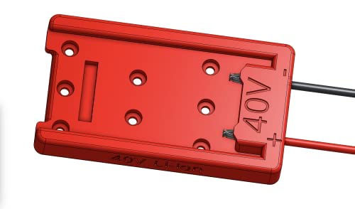 H 10AWG adapter for Ryobi 40V wire power connector robotics