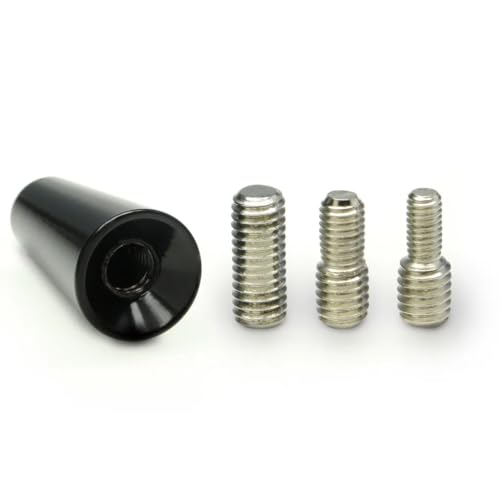 Miniatura 6 de Autozoco Antena De Radio Universal Para Coche, Antena De Coche Corta, Antena De Radio Para Vehículo, Antena De Recepción De Radio Am Fm, Longitud 3 Cm, Incluye 3 Adaptadores M4, M5 Y M6