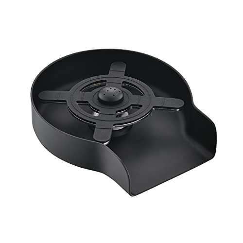 GIMILI Matte Black Metal Kitchen Sink Glass Rinser #TOP28