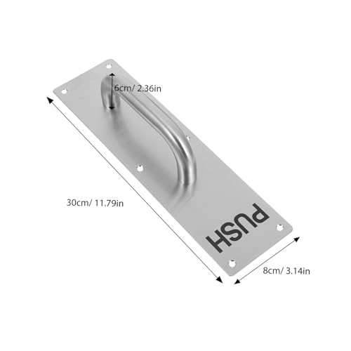 Plaques pull push pour usage commercial en acier inoxydable Homoyoyo - 3