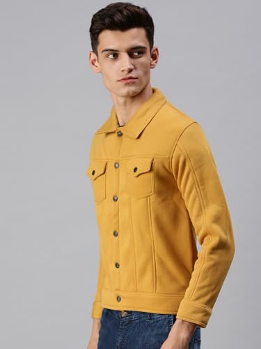 Image of SHOWOFFFF Men Solid Pullover Sweatshirt | High Neck Full Sleeves Cotton Sweatshirt's for Mens | Slim Fit Regular Length Sweatshirts for Men's