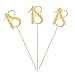 Gold Glitter 18th Birthday Centerpiece Sticks, 12-Pack Number 18 Table Topper Anniversary Party Decorations