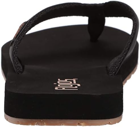 FLOJOS Men's ESTILER LITE Flat Sandal, Black, 9 | Image 2